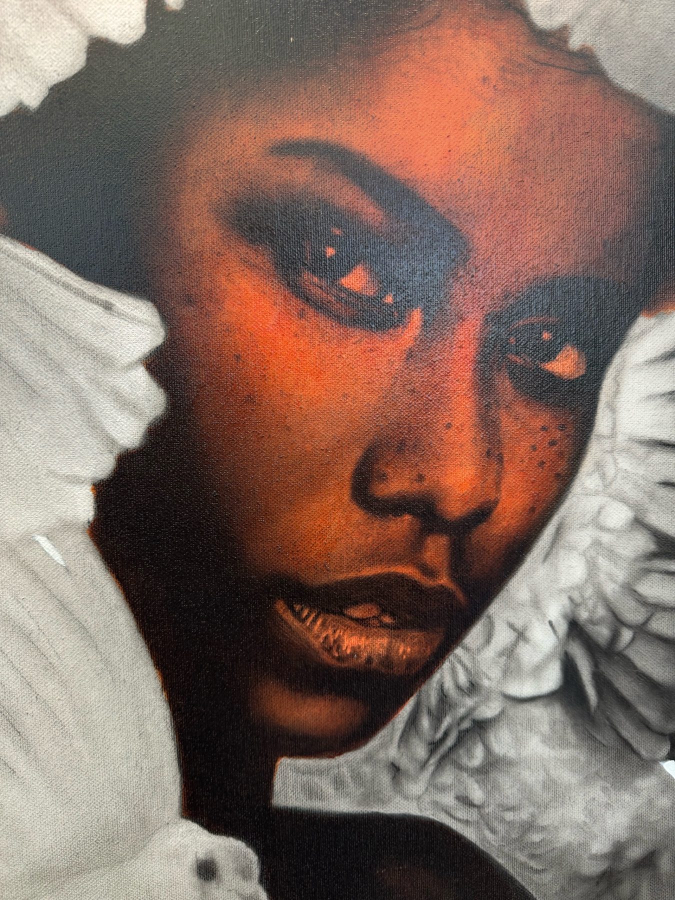 The girl in the feather canyons by Ritchelly Oliveira, view 3