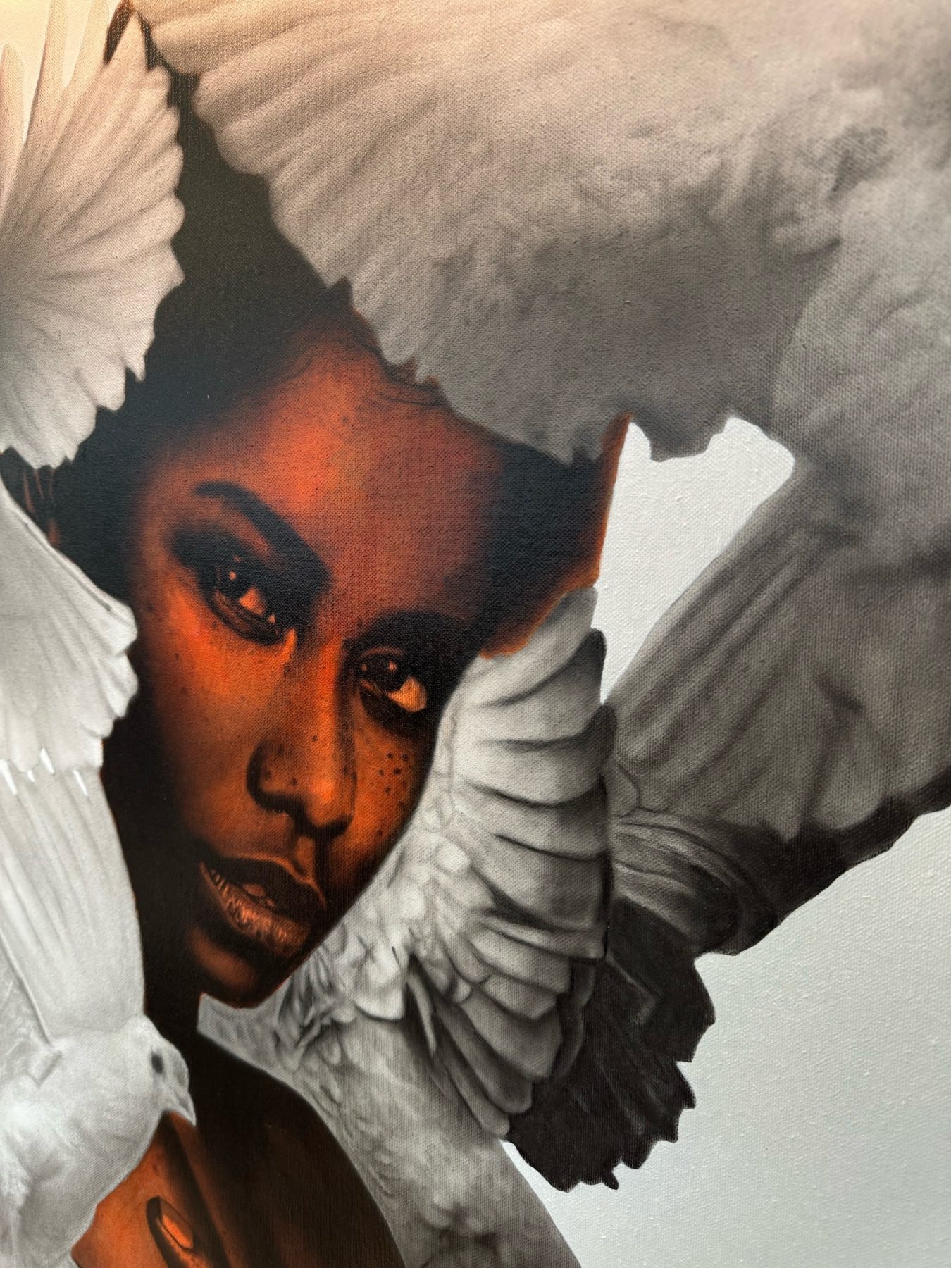 The girl in the feather canyons by Ritchelly Oliveira, view 7